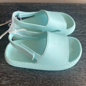 Old Navy Sandals Toddler 8 Light Blue Turquoise with Velcro Buckle - Brand New!